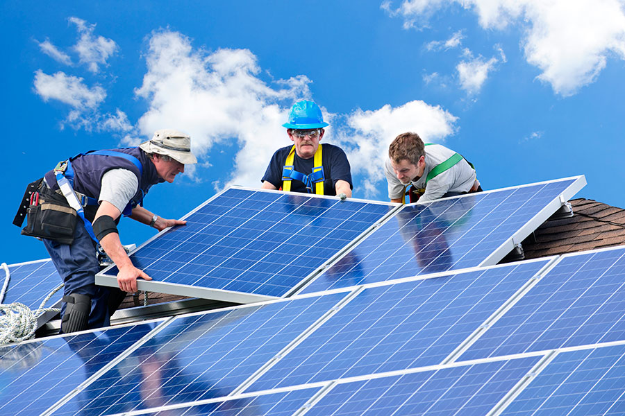 Who installs the power system and how long does it take to be installed? 